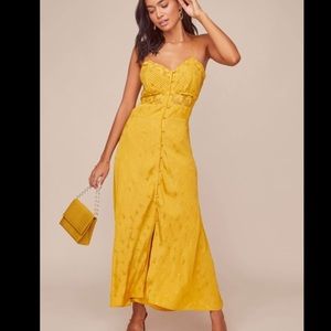 ASTR Dreamcatcher Floral Jacquard Maxi Dress